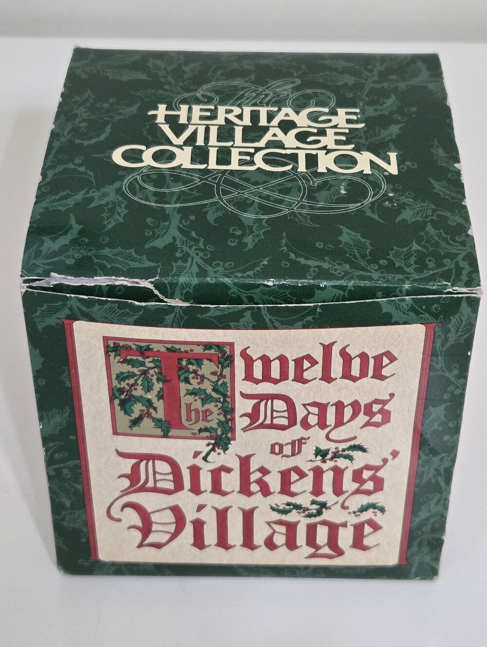 Dept 56 Nine Ladies Dancing 12 Days Of Dickens Village Christmas Retired
